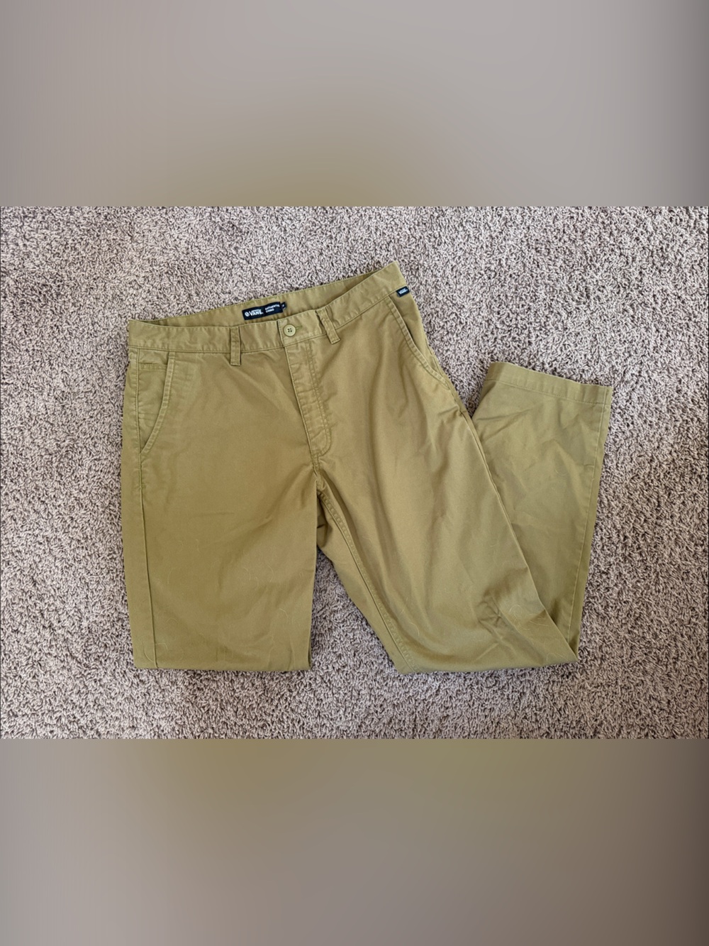 Vans Men's Khaki Green Chino Pants